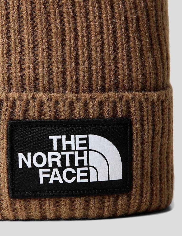 Gorro THE NORTH FACE logo box cuf beanie military olive